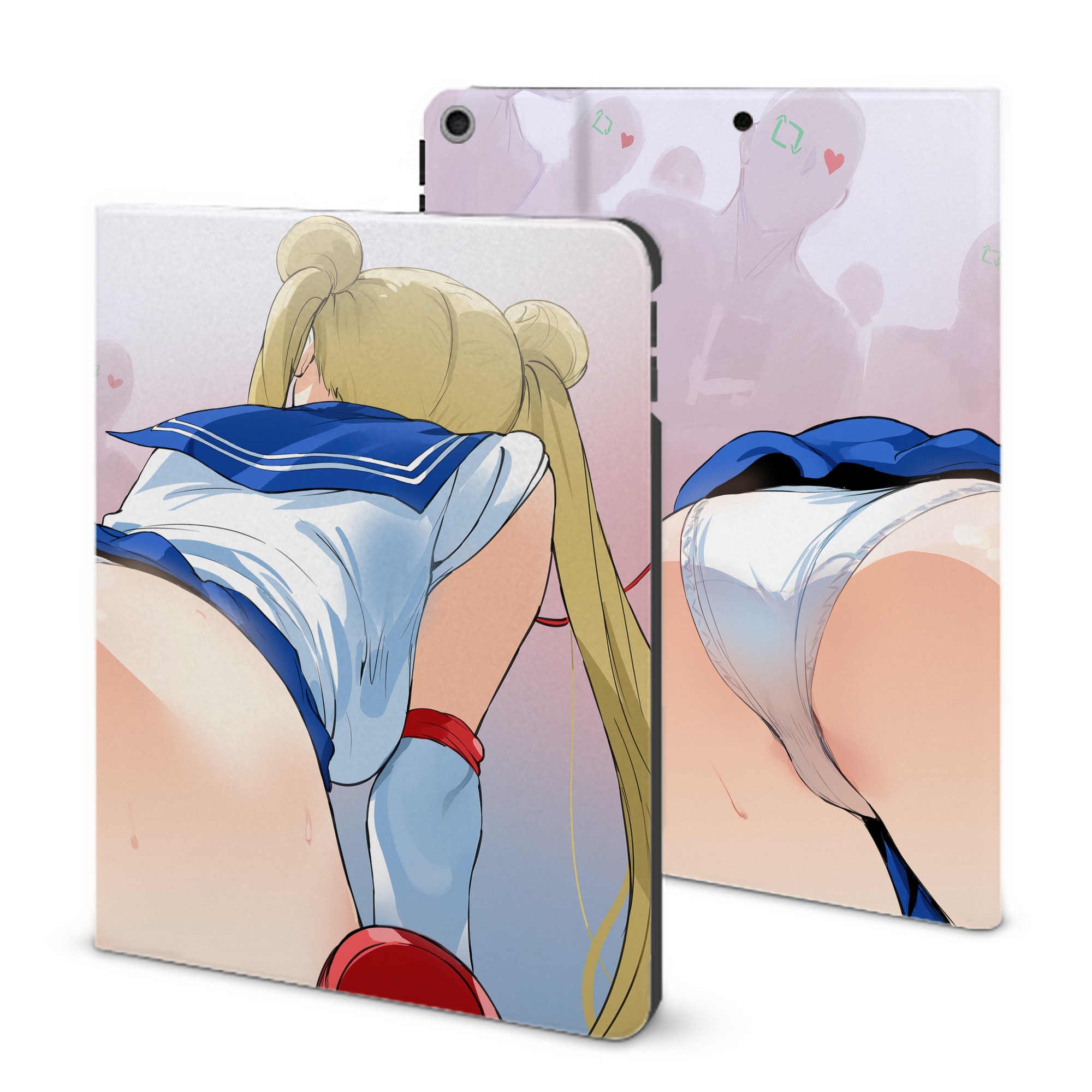 （画像用） 美少女戦士セーラームーン Sailor Moon IPad ケース ブック型 PUレザー TPU 耐衝撃 軽量 薄型 ペン収納なし 全面保護 IPad 各モデル対応